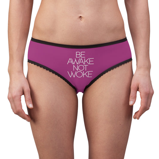 "Be Awake Not Woke" #2, Women's Briefs (Fandango)