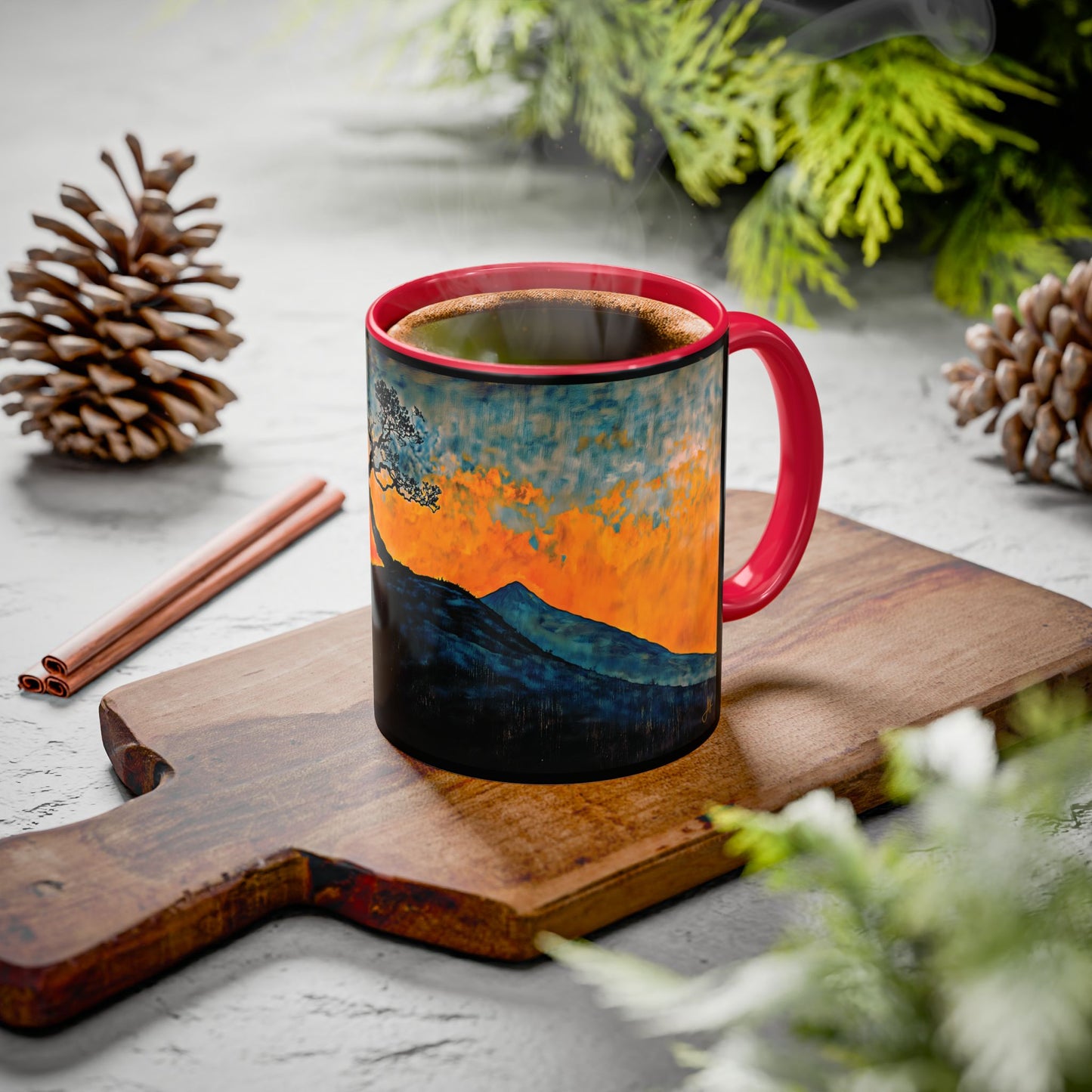"Even Now, I Will Trust" Habakkuk 3:17-18 (NIV), Colorful Mugs (11oz & 15oz)