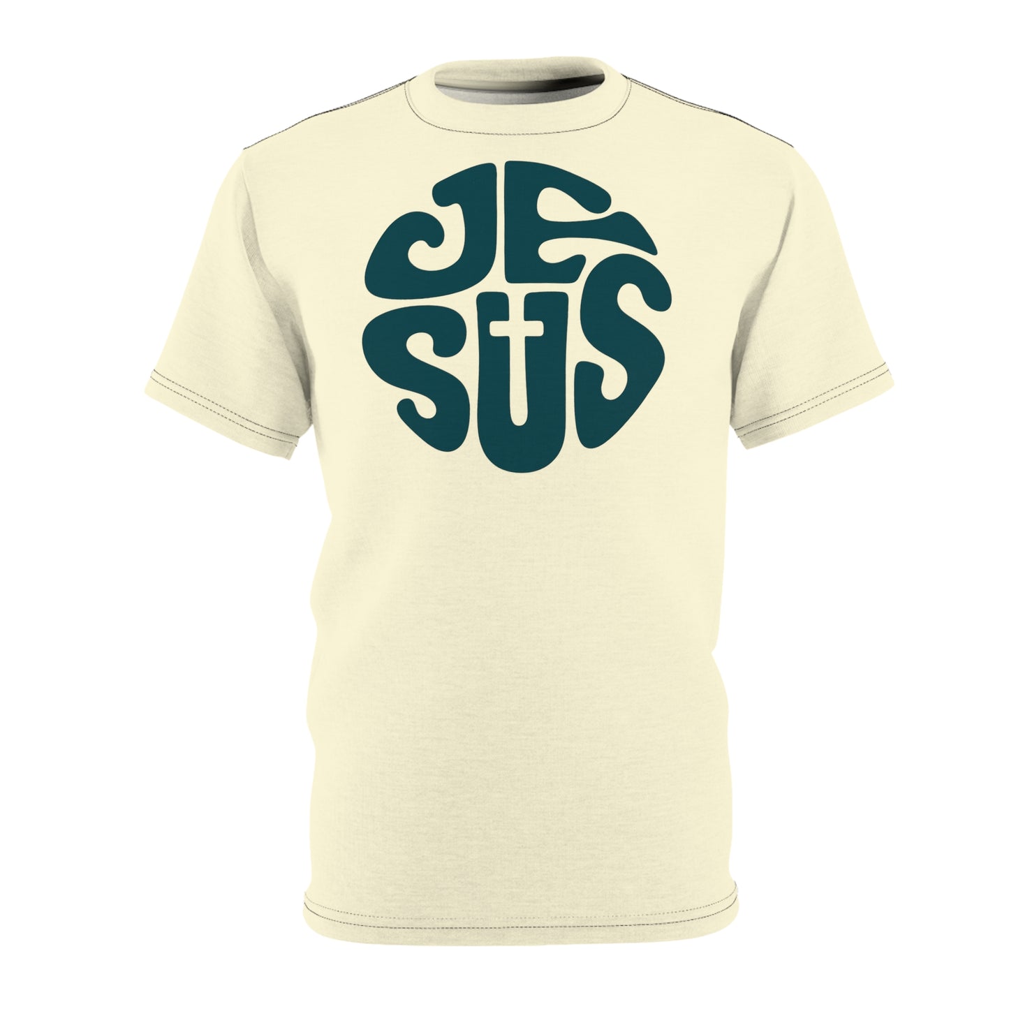 "Retro Jesus", Unisex T-shirt (Silken Tofu)
