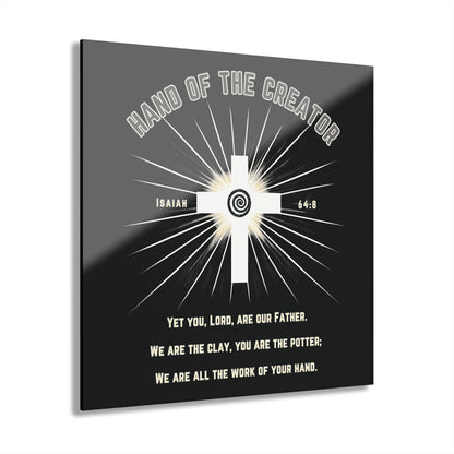 "Isaiah 64:8", Acrylic Wall Prints (French Cleat Hanging)