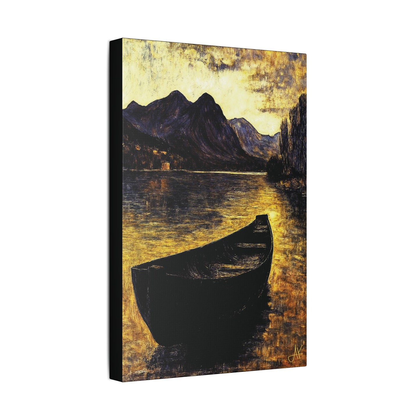 "By Oar and Tide - Ancient Gaelic Highways", Stretched Classic Canvas Fine Art Print