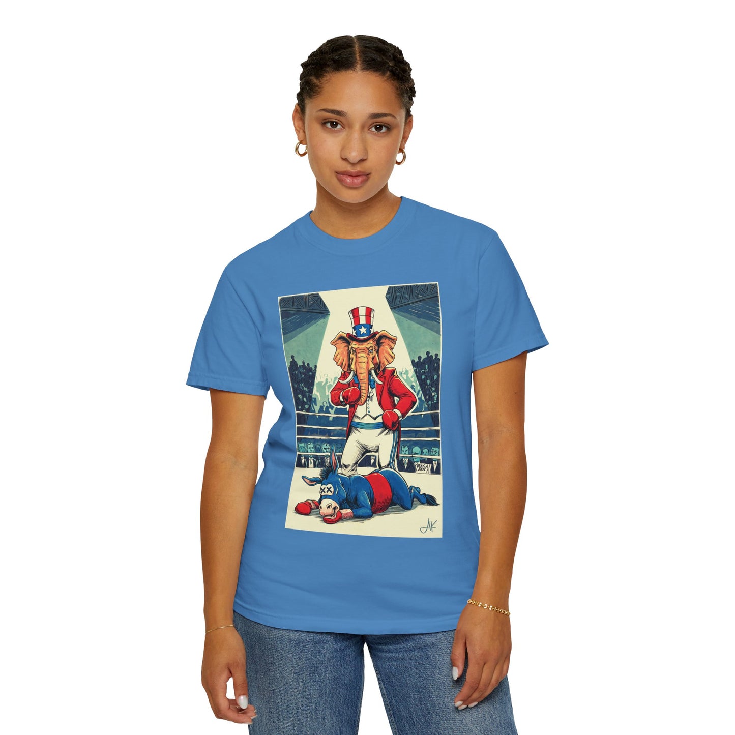 "Brutal Woke Knockout 2024", Unisex T-shirt (Light Colors)
