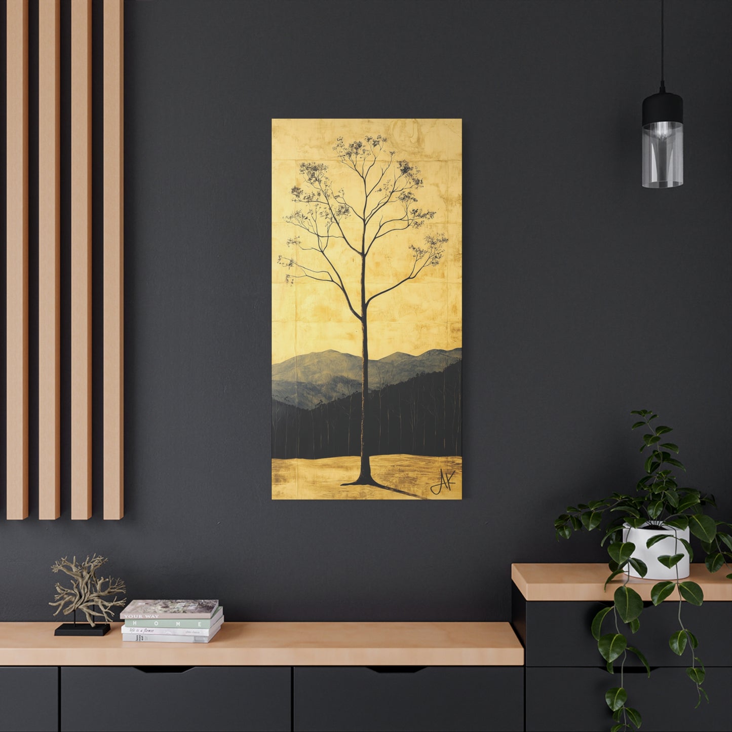 "Marker Tree of the Free Man", Fine Art Matte Canvas, Stretched, 1.25"