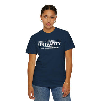 "The Uniparty Shot President Trump" #03, Unisex T-shirt