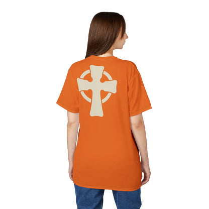 "Retro Jesus", Unisex T-shirt (Ornery Tangerine)