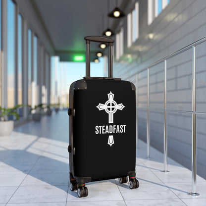 "Steadfast Cross", Suitcases (Black)
