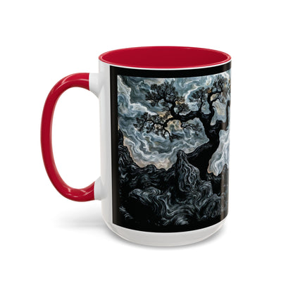 "An Crann Naomh (Gaelic) - The Sacred Tree (English)", Colorful Mugs (11oz & 15oz)