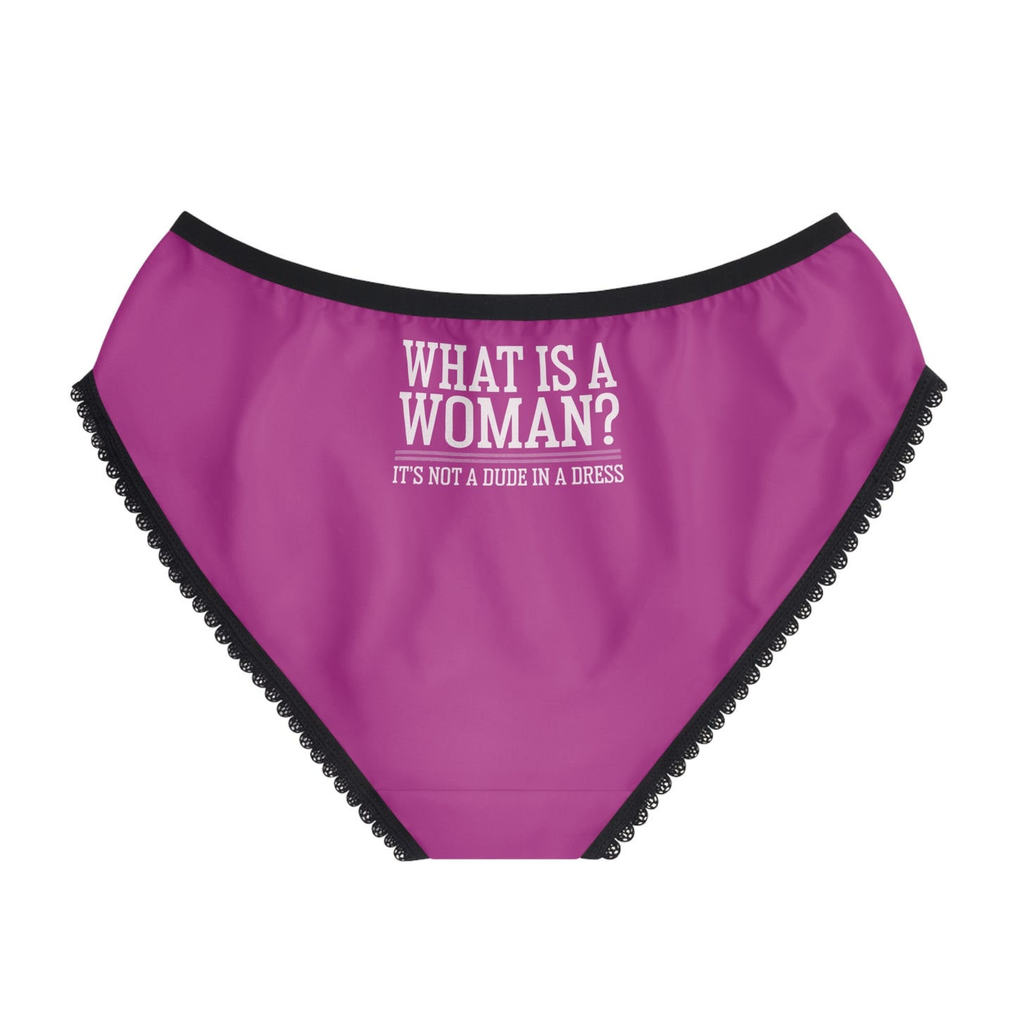 "What is a Woman" #02, Women's Briefs (Prairie Foxglove)