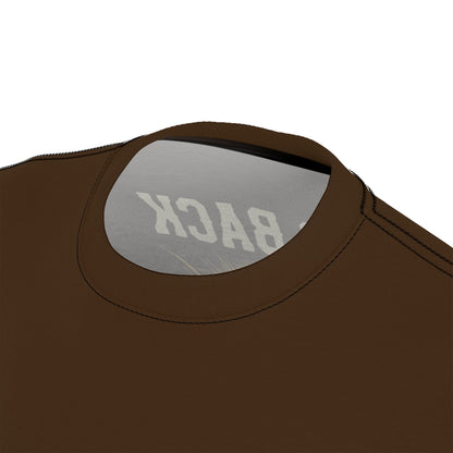 "Bring Back The Biff", Unisex T-shirt (Dark Chocolate Brown)