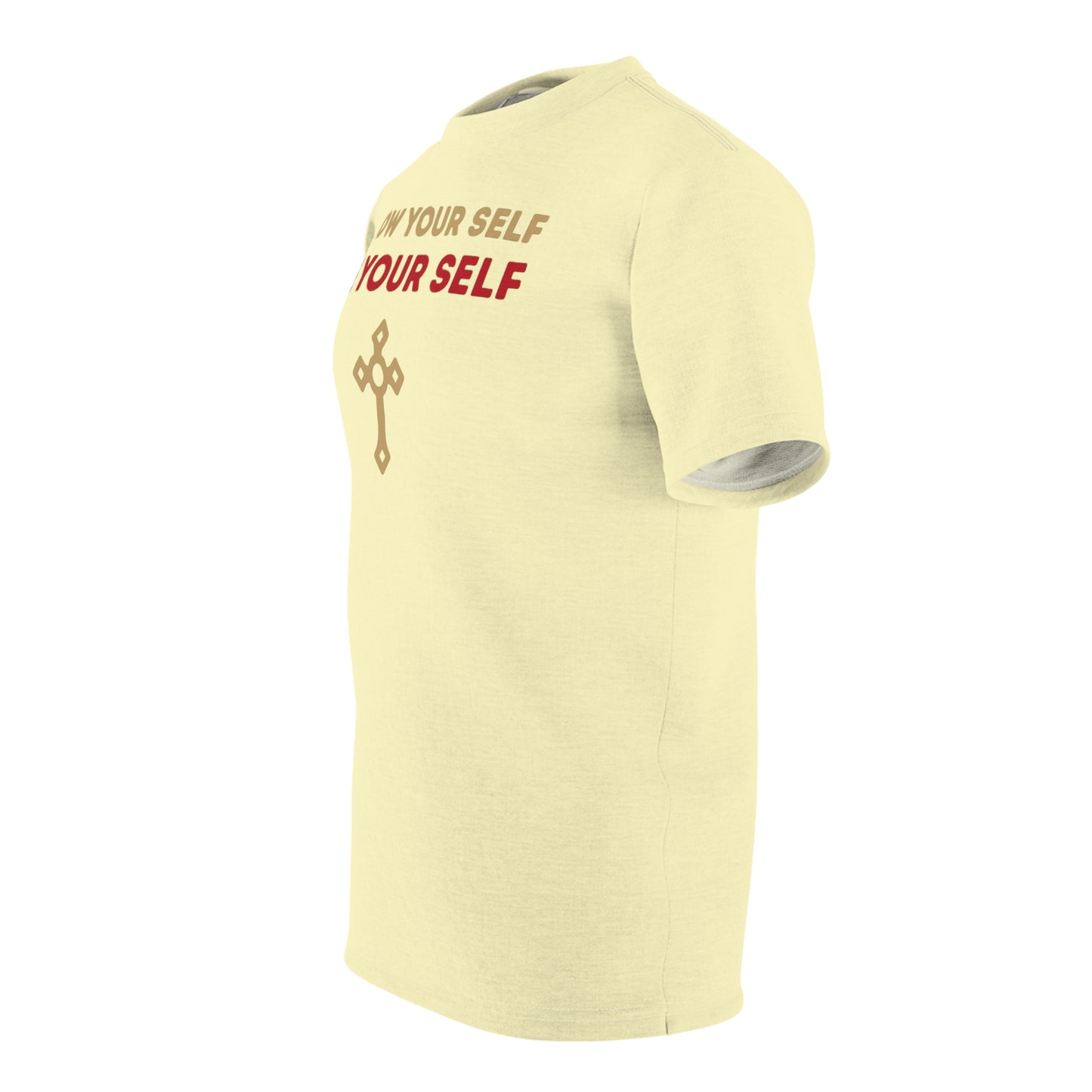 "Know Your Self", Unisex T-shirt (Primrose Light)