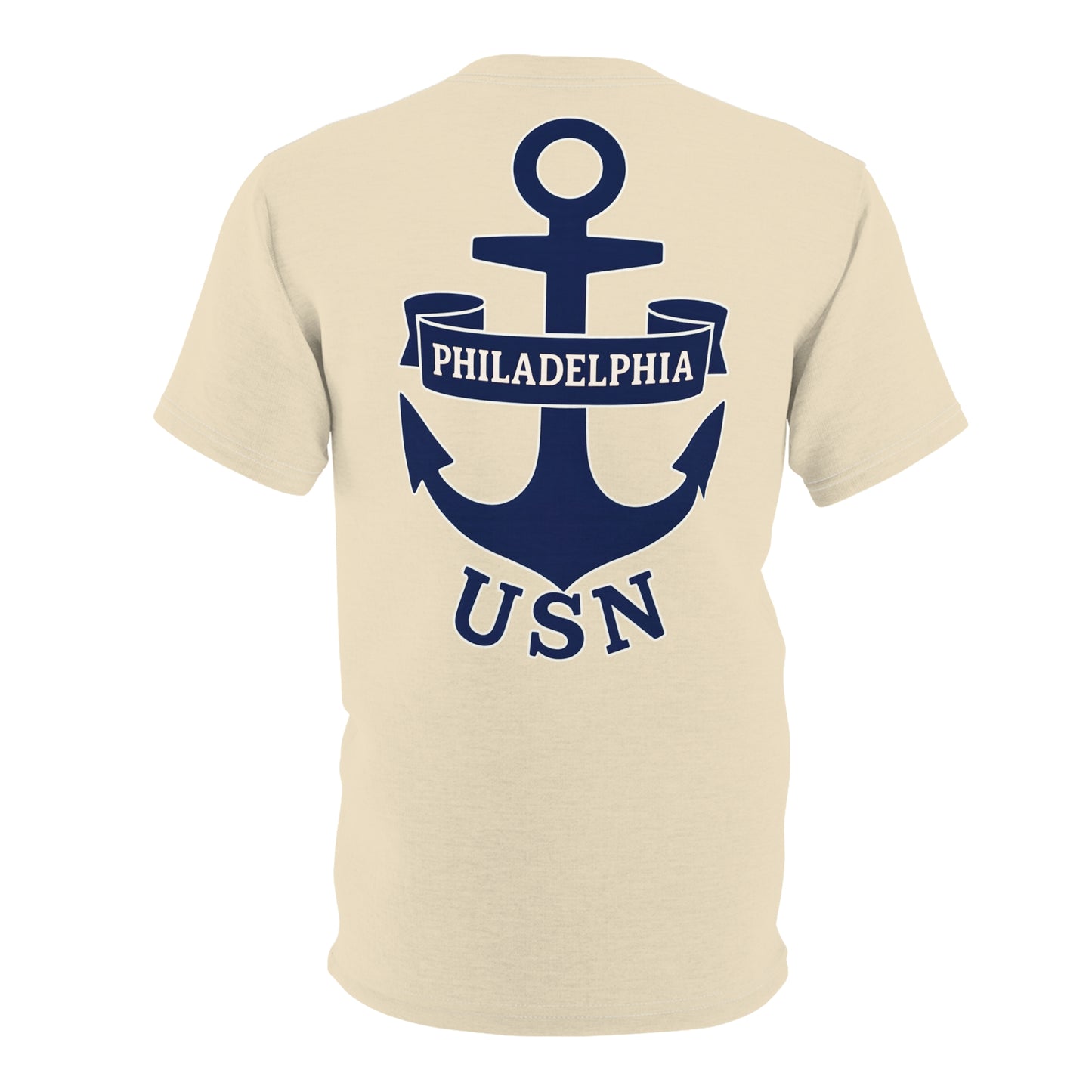 "USN Anchor", Unisex T-shirt (Canvas Sail)