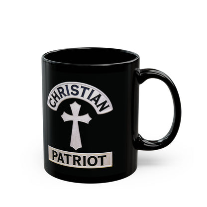 "Christian Patriot" #01, Black Mug (11oz & 15oz)