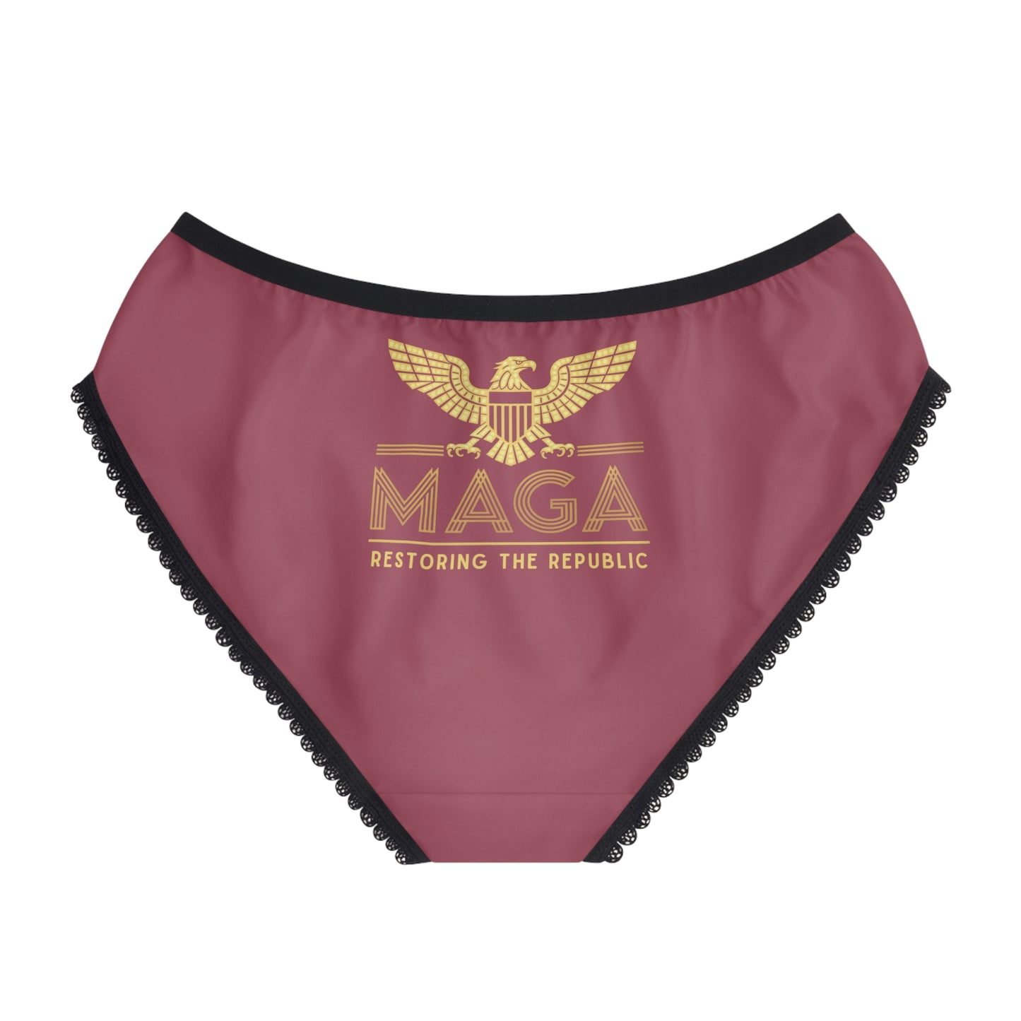 "MAGA - Restoring the Republic", Women's Briefs (Hippie Pink)