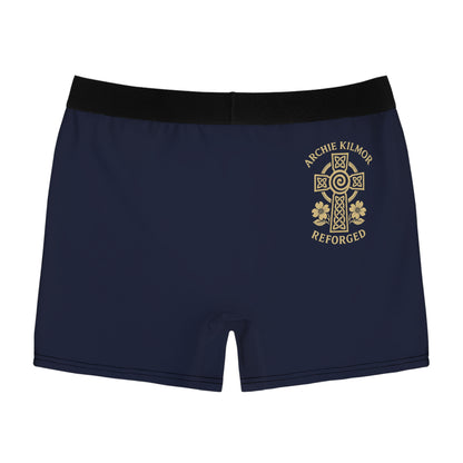 "Archie Kilmor Cross - Reforged" #01, Men's Boxer Briefs (Regal Indigo Blue)