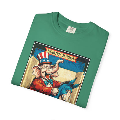 "MAGA Spanked the Donkeys 2024", Unisex T-shirt (Dark Colors)