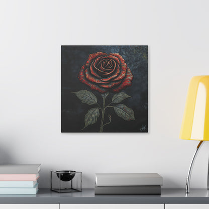 "The Rose Remains", Stretched Classic Canvas Fine Art Print