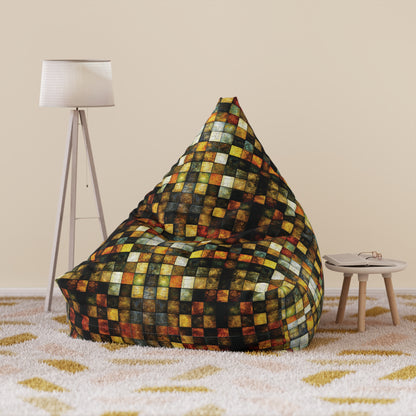 "Wood Block Pattern" #01, Bean Bag Chair Cover