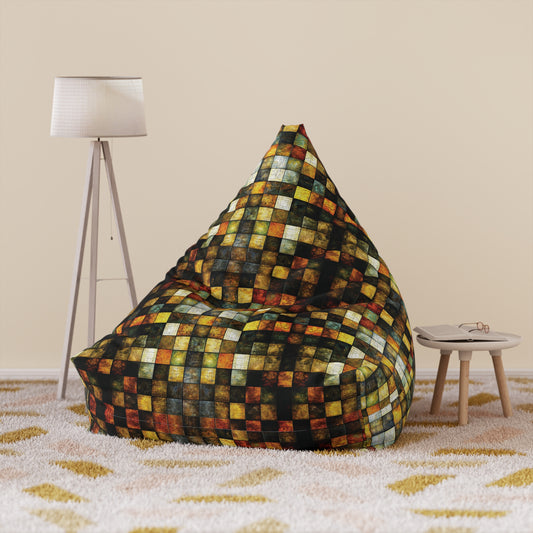 "Wood Block Pattern" #01, Bean Bag Chair Cover