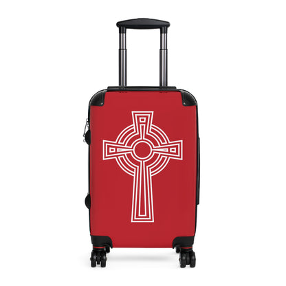 "A Simple High Cross", Suitcases (Dark Red)