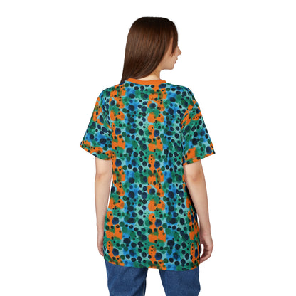 "Midnight Coral", Unisex Tee (Midnight Coral Orange)