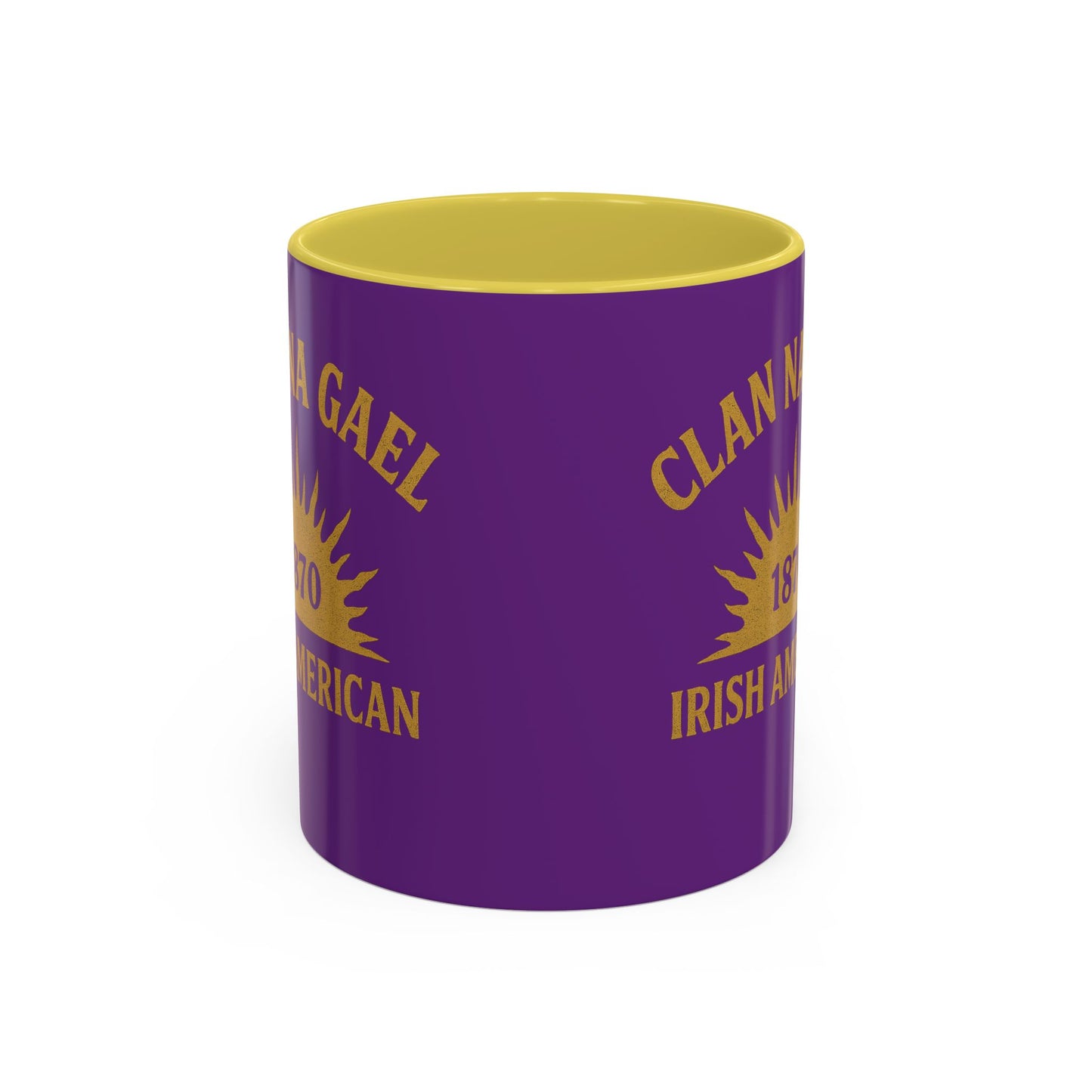 "Clan na Gael - Irish American", Colorful Mugs (11oz, 15oz) (Vesper Violet)