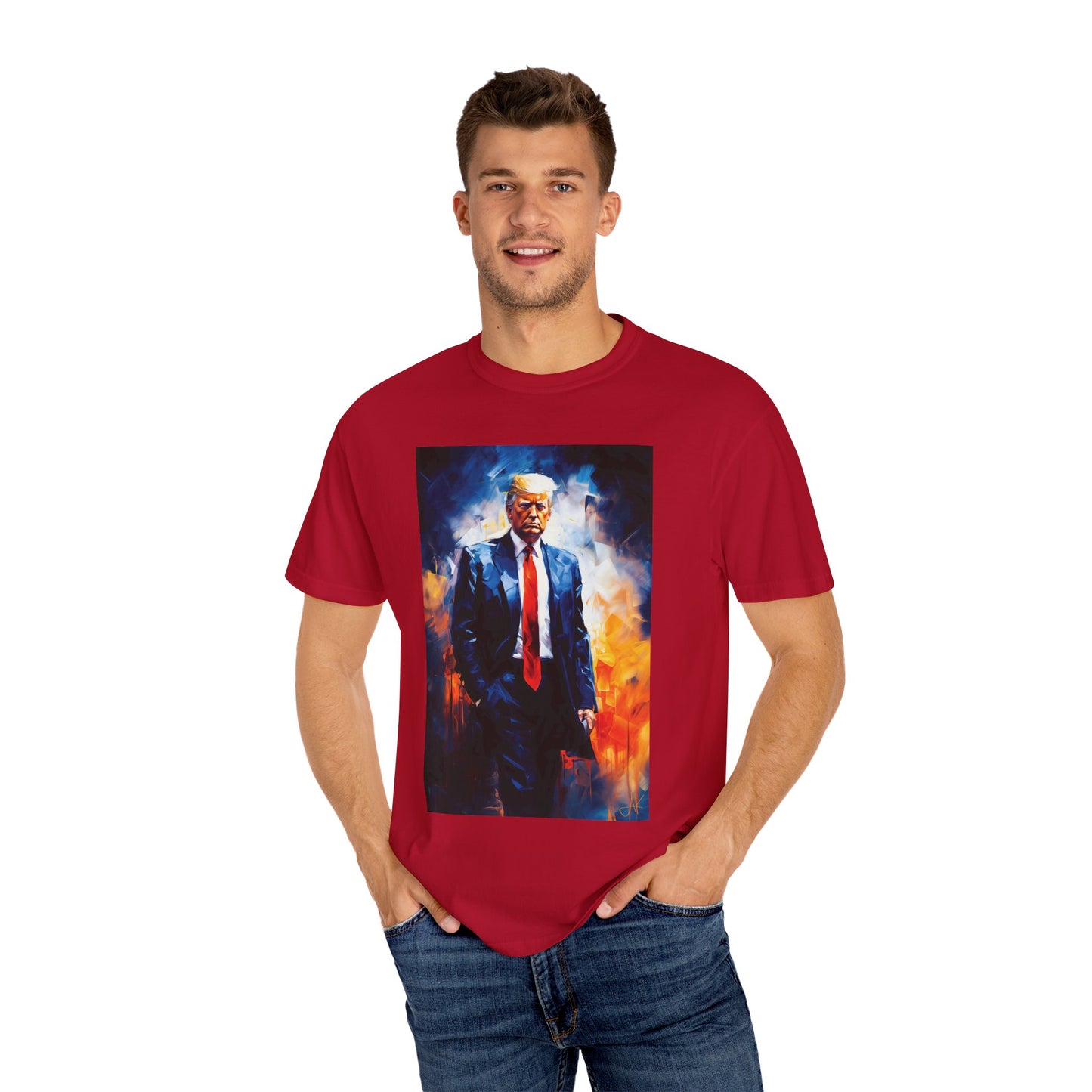 "Trump Portrait" #22, Unisex T-shirt (Dark Colors)