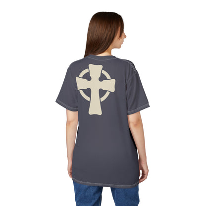 "Retro Jesus", Unisex T-shirt (Midnight Badger)