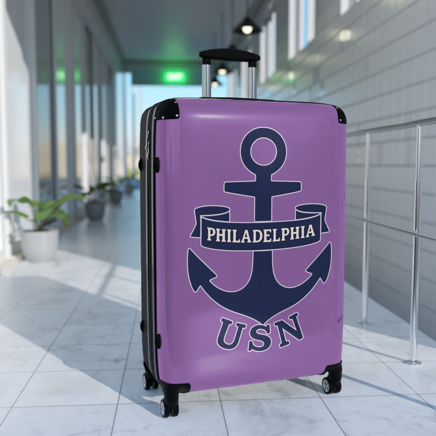"USN Anchor", Suitcase (Teldrassil Purple)