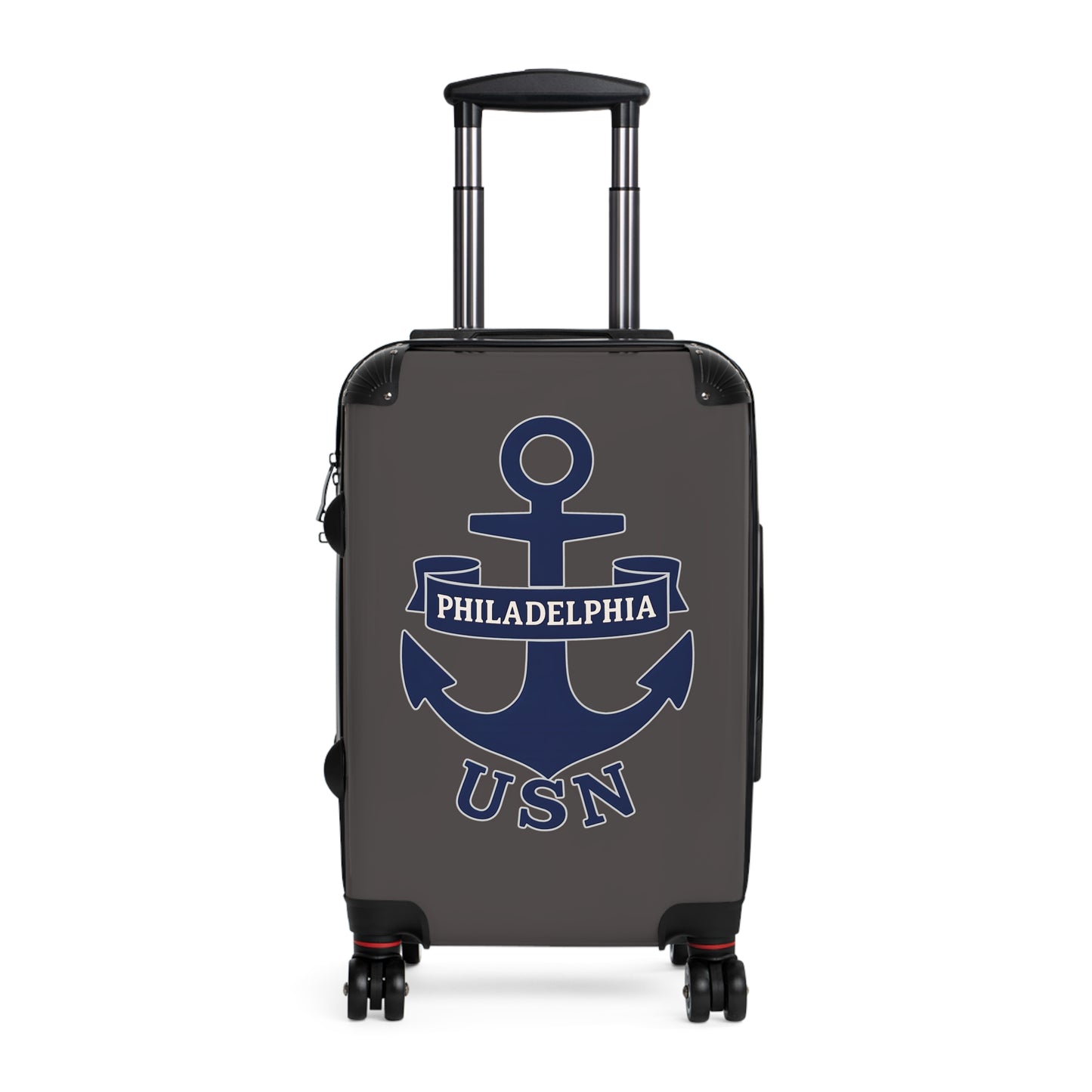 "USN Anchor", Suitcase (Wolf Grey)