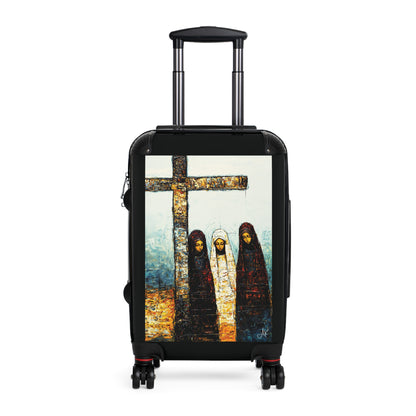 "At-the-Foot of the Cross - John 19:25", Suitcases (Black)