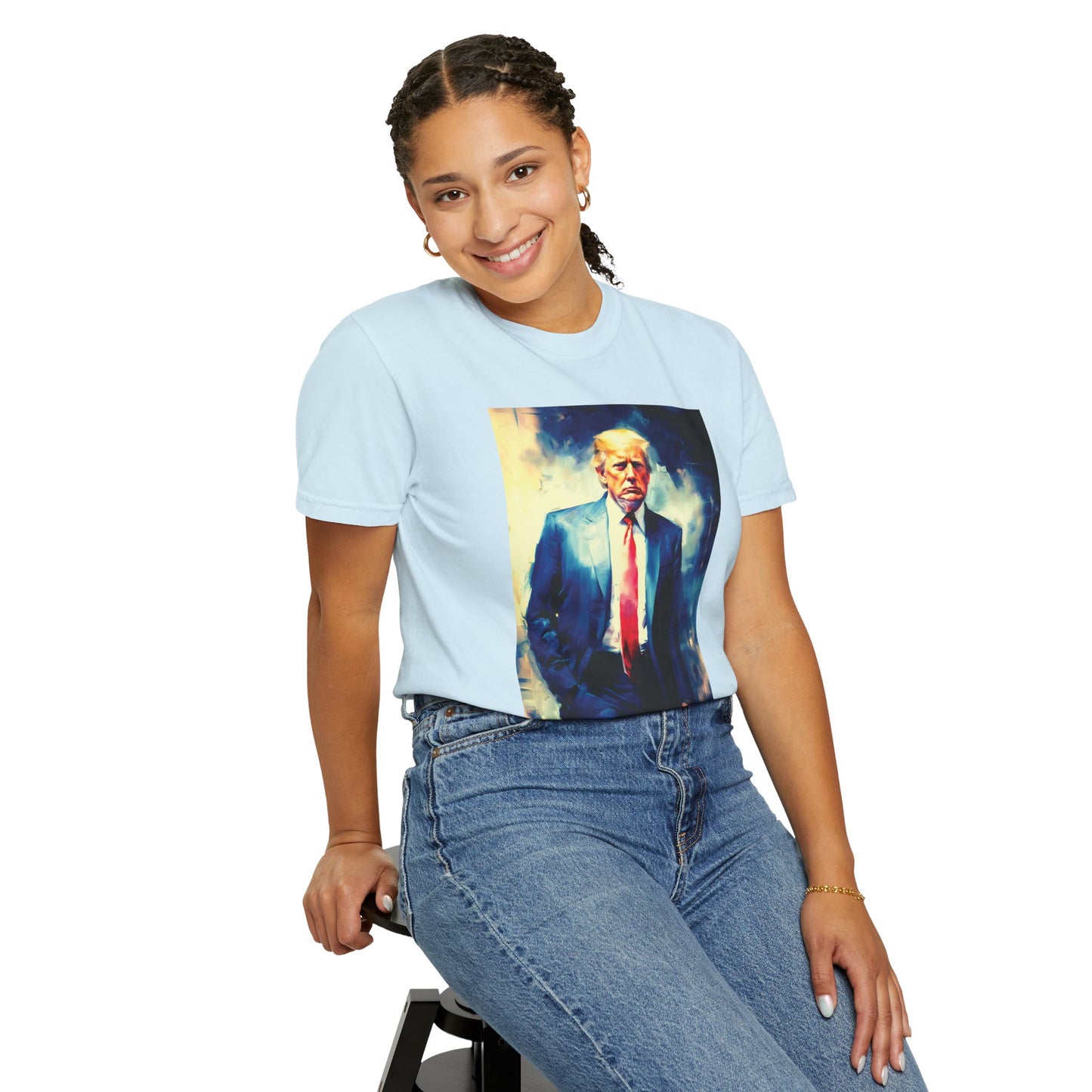 "Trump Portrait No. 6", Unisex T-shirt (Light Colors)