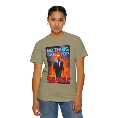 "Nothing Can Stop Trump", Unisex T-shirt (Light Colors)