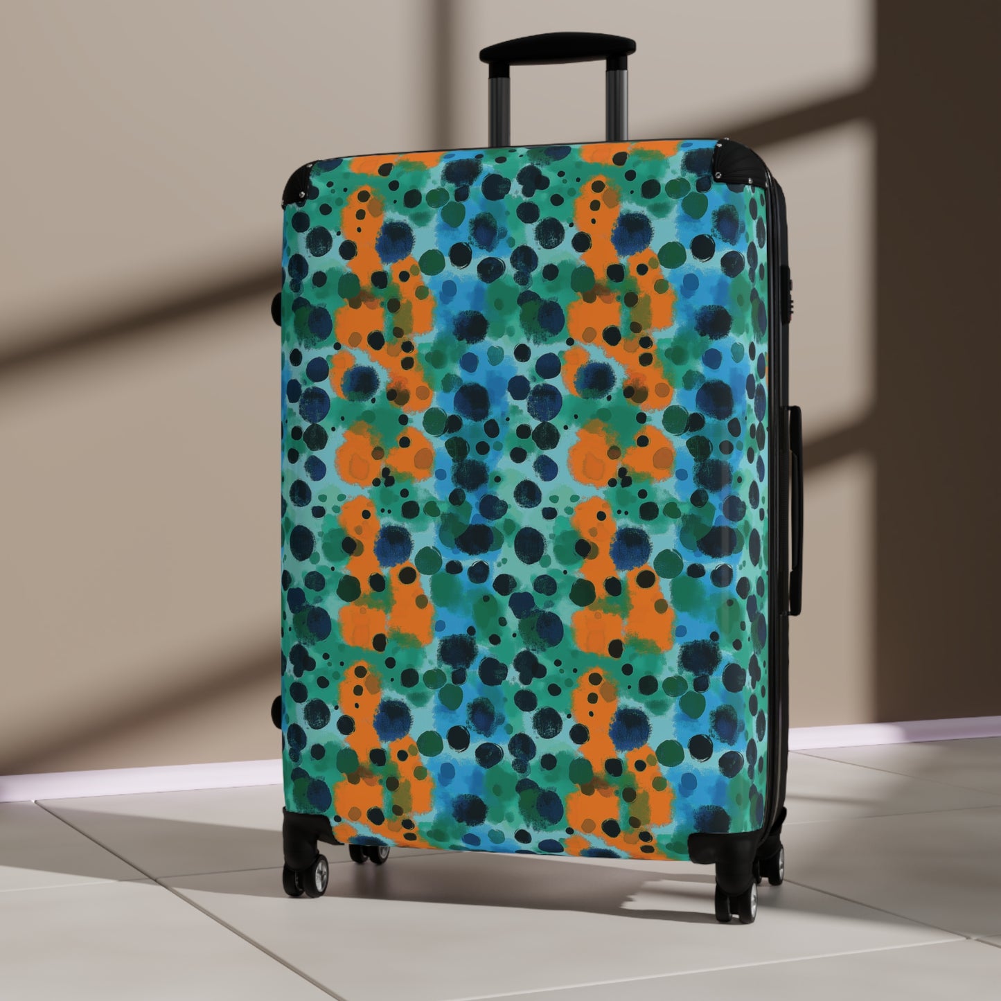 "Midnight Coral", Suitcases