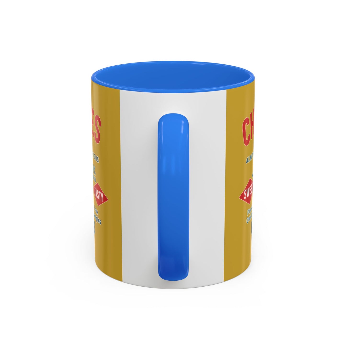 "Delicious Cherries", Colorful Mugs (11oz, 15oz) (Forgelight Gold)
