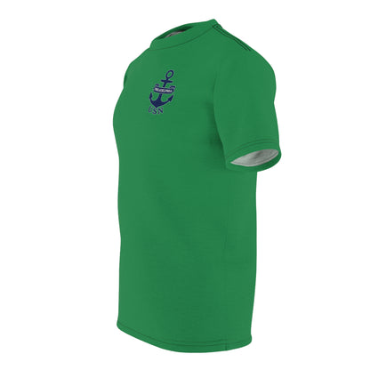 "USN Anchor", Unisex T-shirt (Bottle Glass)