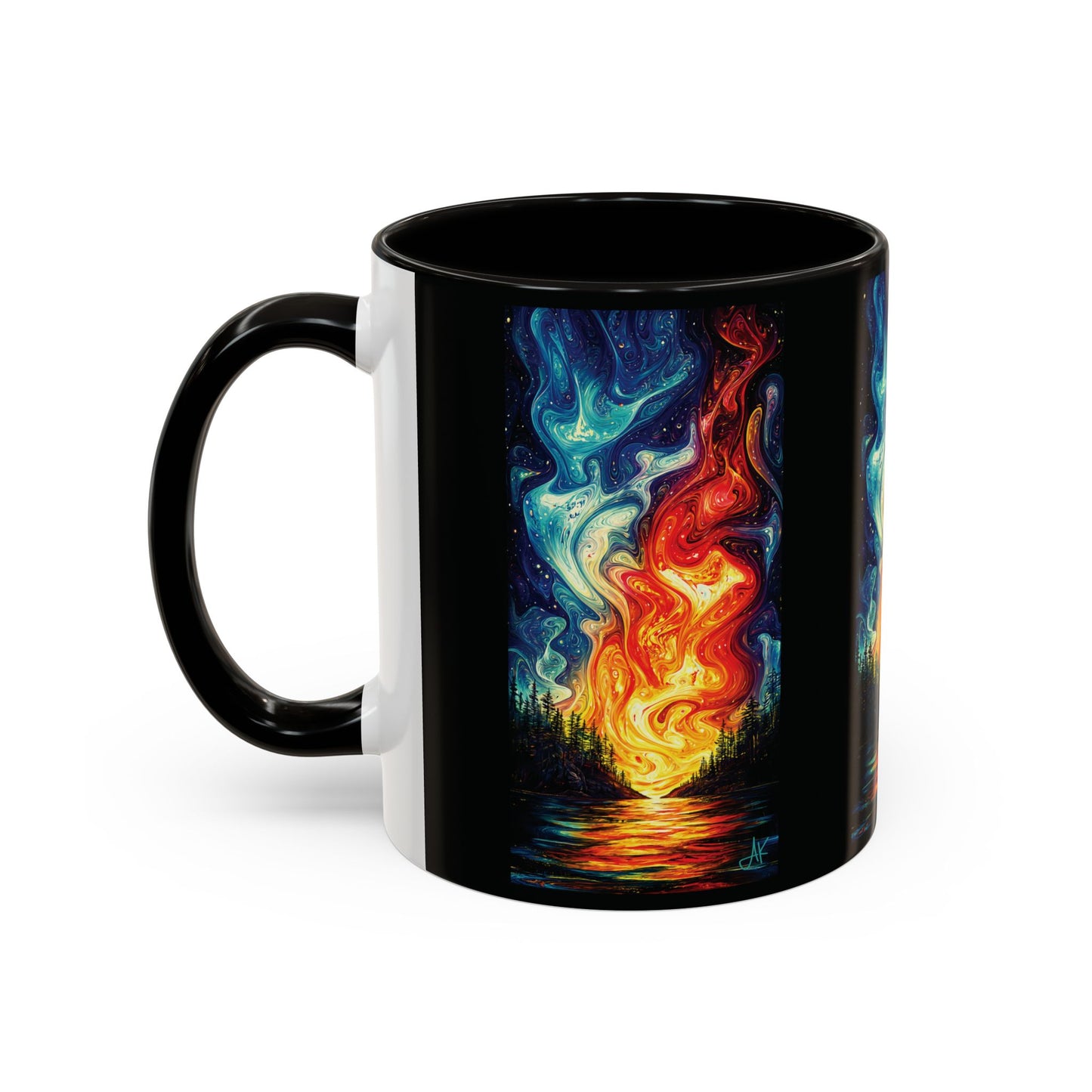"Naomh Solus (Gaelic) - Sacred Light (English)", Colorful Mugs (11oz, 15oz)