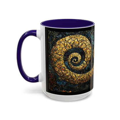 "From Stone to Savior's Light", Colorful Mugs (11oz, 15oz)