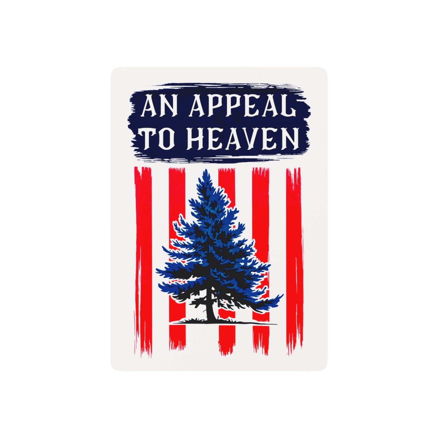 "An Appeal to Heaven", Christian Playing Cards (Porcelain White)