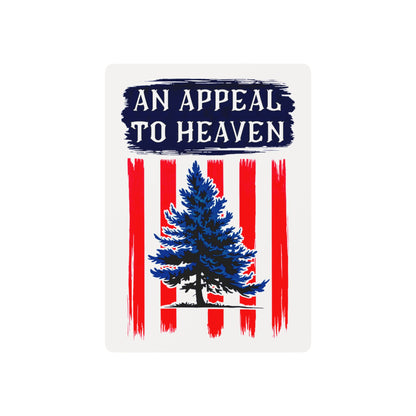 "An Appeal to Heaven", Christian Playing Cards (Porcelain White)