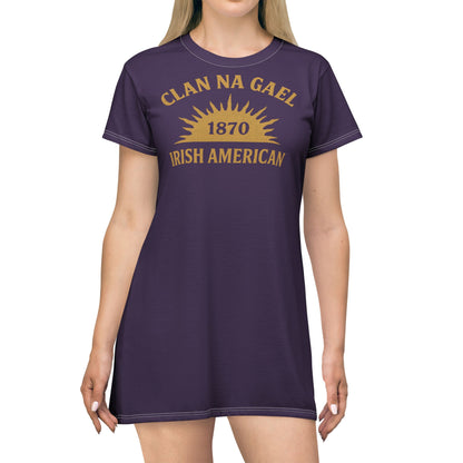 "Clan na Gael - Irish American", T-Shirt Dress (Beaker People)