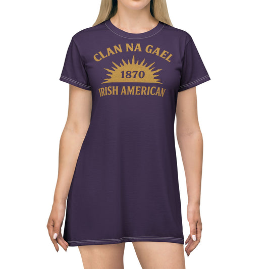 "Clan na Gael - Irish American", T-Shirt Dress (Beaker People)