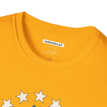 "Trump 45-47 Circle of Stars", Unisex Softstyle T-Shirt