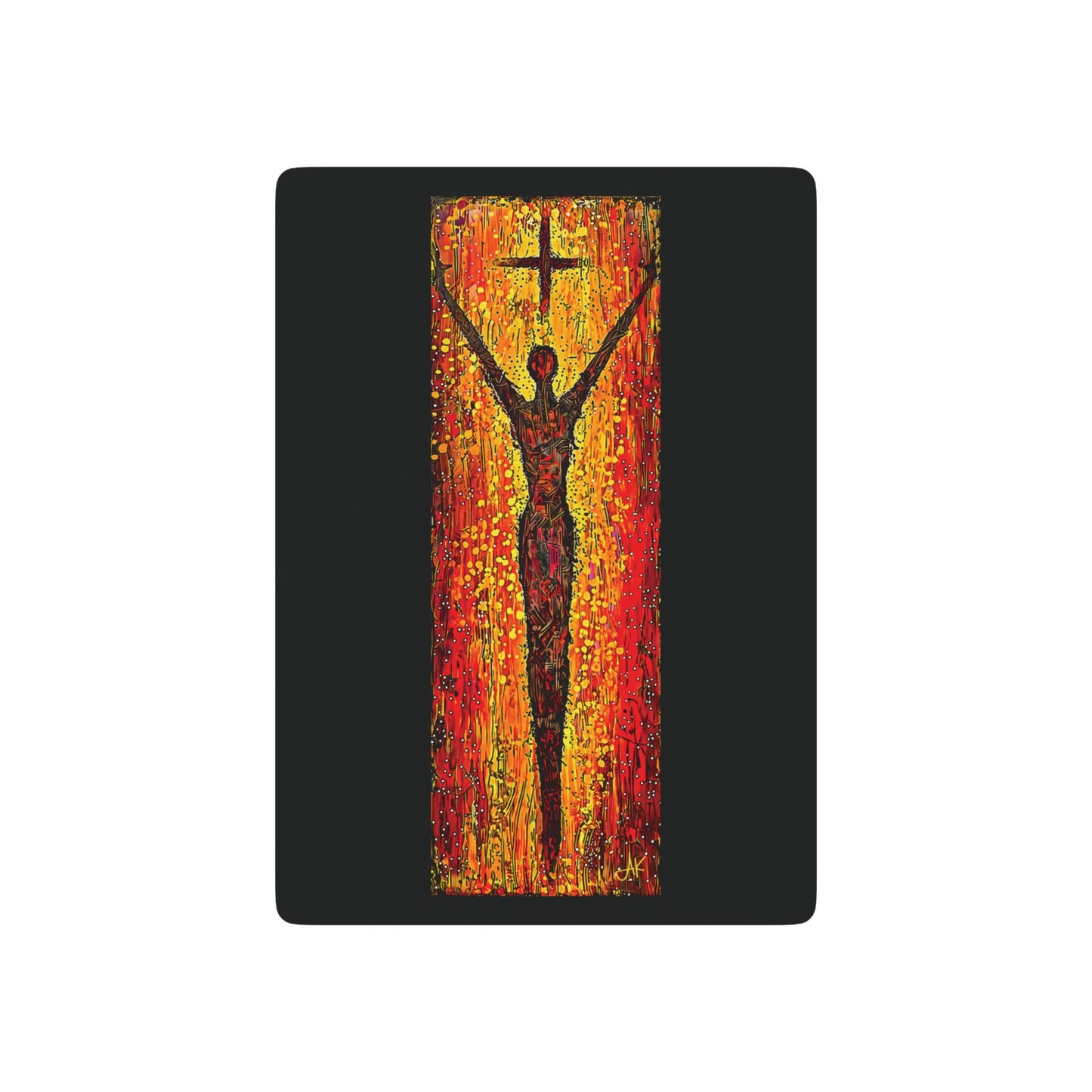 "Walk in Redemption", Christian Fine Art Playing Cards (Void Black)