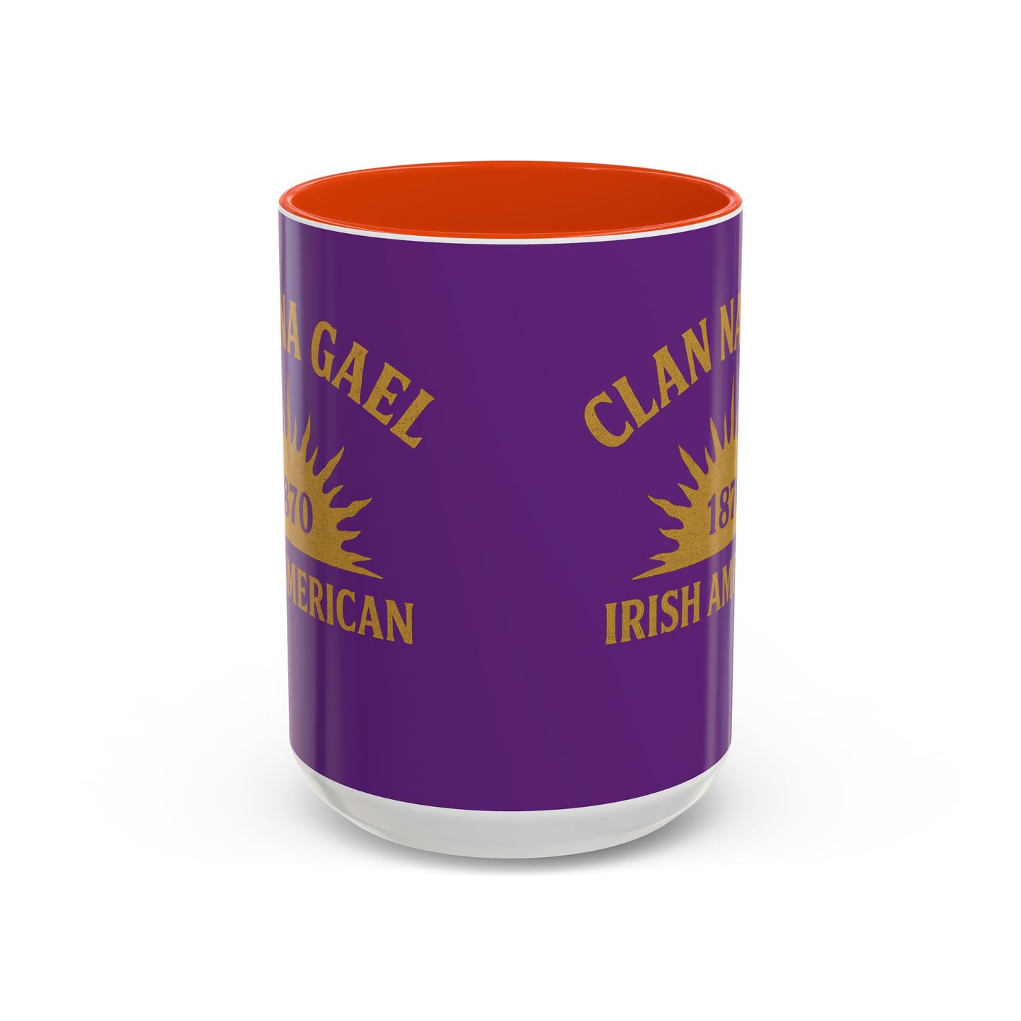 "Clan na Gael - Irish American", Colorful Mugs (11oz, 15oz) (Vesper Violet)