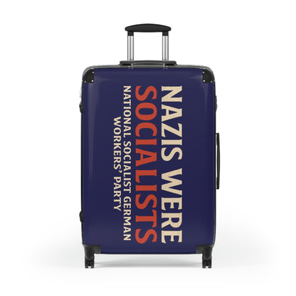 "Nazis were Socialists", Suitcase (Obsidian Blue)