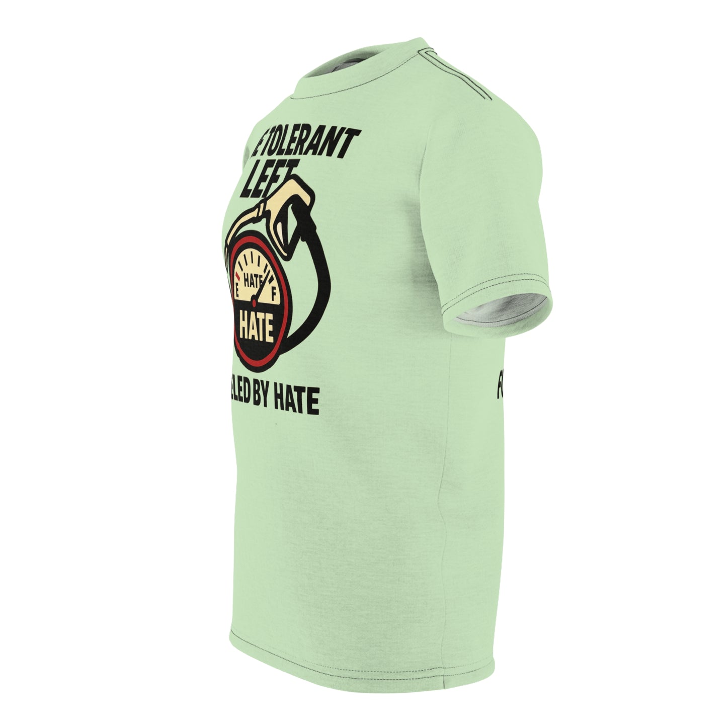 "The Tolerant Left", Unisex T-shirt (Soft Lime Green)
