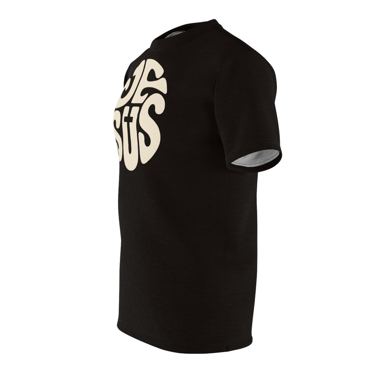 "Retro Jesus", Unisex T-shirt (Black Sepia)