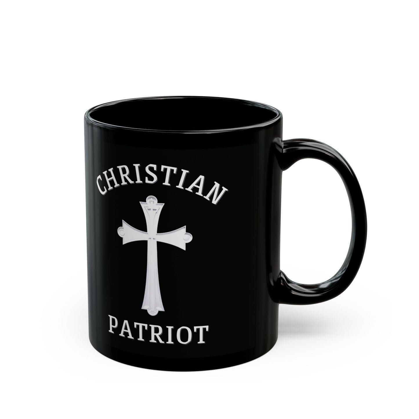 "Christian Patriot" #04, Black Mug (11oz & 15oz)