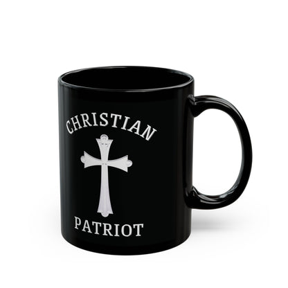 "Christian Patriot" #04, Black Mug (11oz & 15oz)