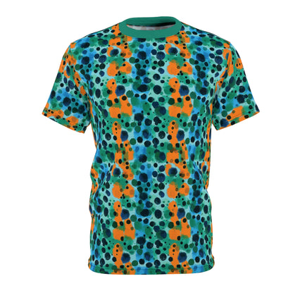 "Midnight Coral", Unisex Tee (Ocean Green)